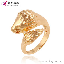 13611 Best selling fashion jewelry luxury ring wholesale unisex 18k gold color without stone ring